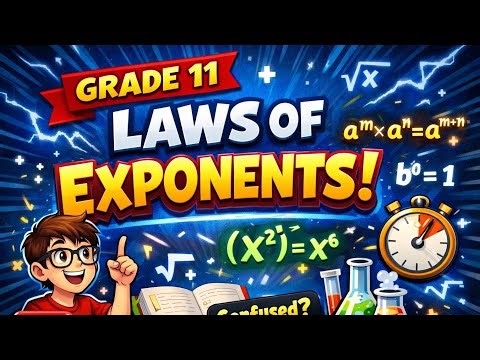 Grade 11 Exponents Revision Multiplication with Division, Addition and Subtraction