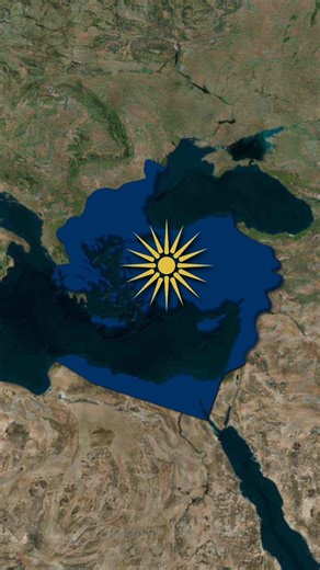 Rise of Macedonian Empire🇬🇷🗡 #history #europeanhistory #geotuber #shorts #fyp #greece #map #edit