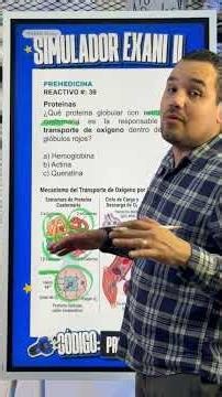 Ejercicio de proteínas en Premedicina del EXANI II