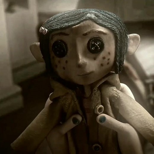 Coloring and Watermark Test with Coraline Doll