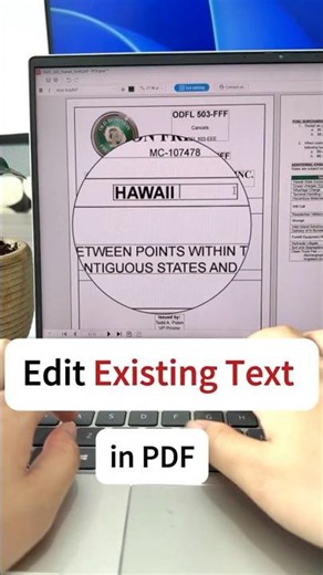 How to Edit Existing Text Directly in a PDF? (Font, Color & Size) #editpdf