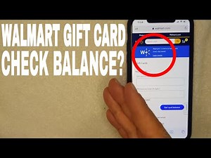 ✅ How To Check Walmart Gift Card Balance 🔴