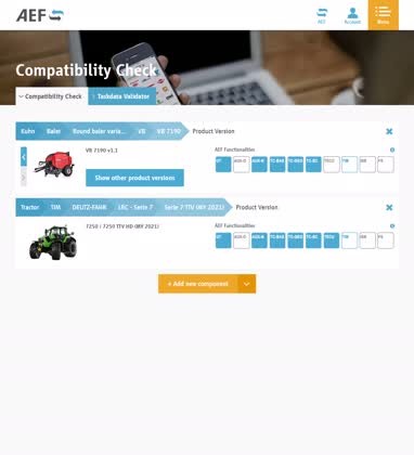 🔍 𝗖𝗵𝗲𝗰𝗸 𝗰𝗼𝗺𝗽𝗮𝘁𝗶𝗯𝗶𝗹𝗶𝘁𝘆. 𝗠𝗮𝘅𝗶𝗺𝗶𝘀𝗲 𝗽𝗲𝗿𝗳𝗼𝗿𝗺𝗮𝗻𝗰𝗲.🔍 Ensure seamless communication between your tractor and baler for optimal automation. 🚜 Use the 𝗔𝗘𝗙 𝗜𝗦𝗢𝗕𝗨𝗦 𝗱𝗮𝘁𝗮𝗯𝗮𝘀𝗲 to verify if your tractor supports 𝗞𝗨𝗛𝗡 𝗕𝗮𝗹𝗲𝗿 𝗔𝘂𝘁𝗼𝗺𝗮𝘁𝗶𝗼𝗻 functionalities. ✔️Do the compatibility check today! https://aef-isobus-database.org/isobusdb/login.jsf | KUHN Australia