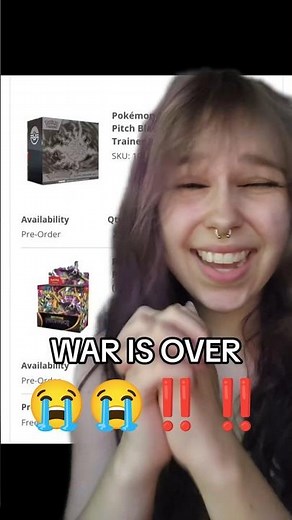 THE POKEMON WAR IS OVER!!! 😭😭 | #pokemon #tcg #lucky