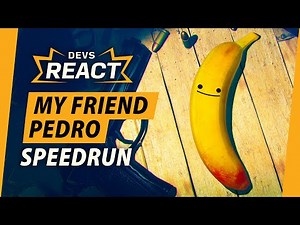 My Friend Pedro Developer Reacts to Insane Speedrun (Ft. Pedro the Banana!)