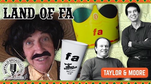 Grab your "Fa-Cup," put on your "Fa King Crown" and let's remember the GREAT Harv Moore! Here comes El Grosso, straight from the "Land of Fa," with news about its leader... The famous "King Of Fa." In September 1989, Taylor & Moore's 10-year run on 103.3 WPHD as the "Breakfast Flakes" ended when new station ownership changed formats. In the Spring of 1990, one-time rival 97 Rock welcomed the duo into its studio to fill-in for a vacationing Larry Norton. | Buffalo Broadcasting