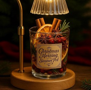 Holiday Simmer Pot Gift - Stovetop Potpourri Jars With Dried Fruits & Spices - Christmas Morning - Etsy