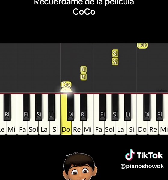 Tutorial de Piano: Recuérdame de la película Coco