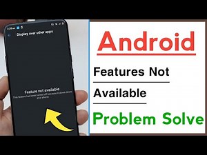 Solution for display over other apps feature not available || 💯🔥 Display over other apps problem