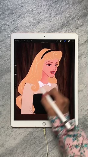 Disney Princess Glow Up Digital Drawing App