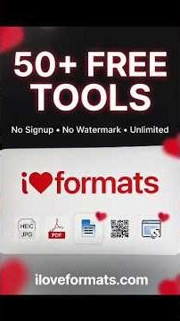 50+ Free File Converters – No Signup, No Watermark! 🔥‎