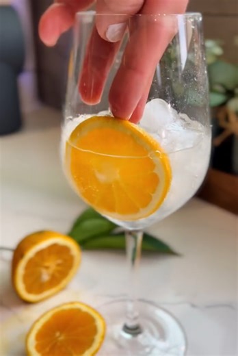 Delicious Aperol spritz refreshing drink