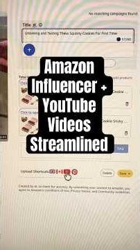 How I Upload to Amazon Influencer + YouTube at the Same Time #amazoninfluencertips