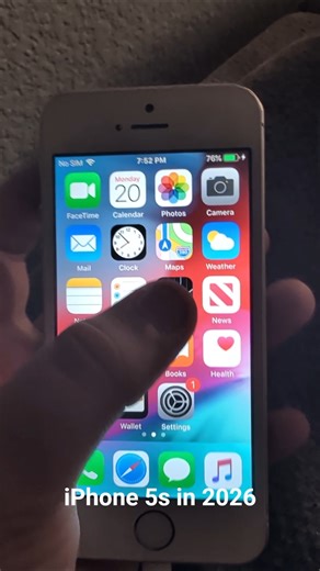 iPhone 5s in 2026 with ios 12.5.8