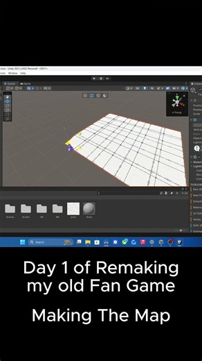 Day 1 of Remaking my old Fan Game #gtag #gtagfangame #unity