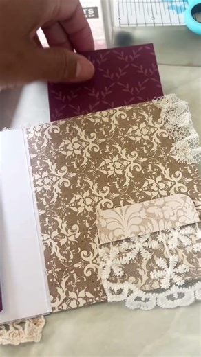 I made a sweet Mini Pocket Folder…TUTORIAL will be up on my YT channel #happymail #papercraft