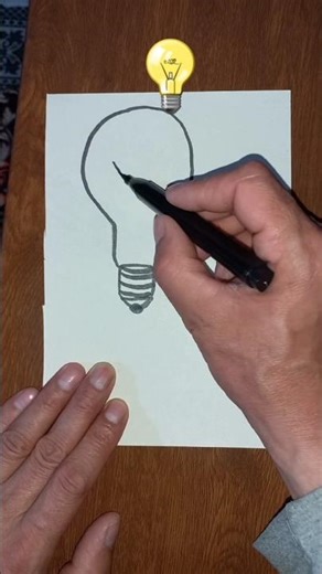 how to draw 💡#shorts #drawing #art