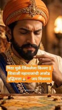 मिठा मुळे जिंकलेला किल्ला || शिवाजी महाराजांची अजोड बुद्धिमत्ता🙏🏻🚩जय शिवराय #shivajimaharaj #shorts