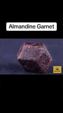 Almandine Garnet, a gemstone from the garnet group known for its deep red color and high durability