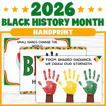 Black History Month Handprint Projects - Preschool & Kindergarten Art