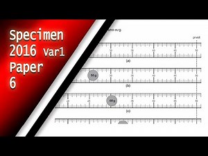 IGCSE Physics 2016 Specimen Paper 6