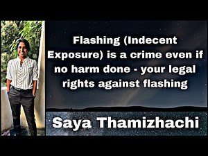 Flashing (Indecent Exposure) in Public and Here what you need to do - Explained I Saya Thamizhachi