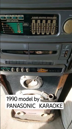 PANASONIC VINTAGE KARAOKE SYSTEM 1990 MODEL