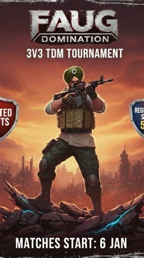 [ΛRENΛ SHOWDOWN S1] Registraition Open• GAME - FAUG DOMINATION• @FAU-GDomination