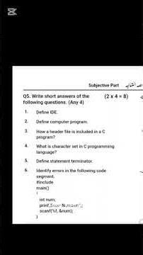 class 10th. full book paper computer science