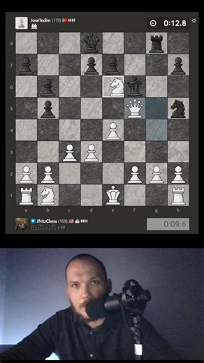 chesswithfritz-vs-josetedim-1-min-game | James Fritz