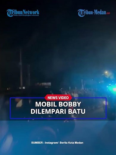BOBBY NASUTION Dilempari Batu Usai Debat Pilgub Sumut 2024
