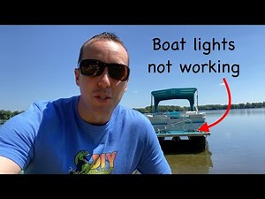Pontoon boat dock/running lights not working - Common Cause