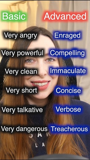 Basc vs Advanced English Vocabulary #Eng #Vocabulary #EnglishTeacher #English | Bri’s Practical English