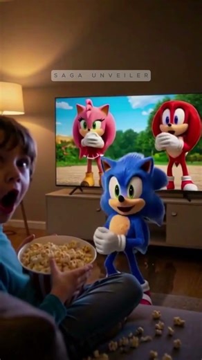 Sonic Steals Pop Corns for Amy Rose! 😂🍿