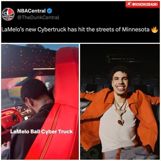 NOBODY EXPECTED LAMELO'S SPACESHIP CYBERTRUCK TO LOOK LIKE THIS!