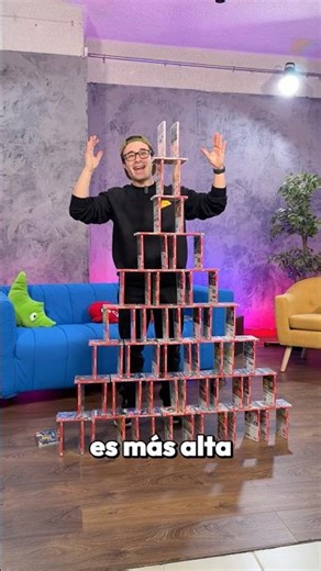 Construí una pirámide de juegos de Nintendo Switch 😂