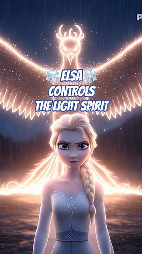 Elsa Controls The Light Spirit! ✨❄️ Frozen Elsa Video #disney #elsa #disneyprincess #frozen3