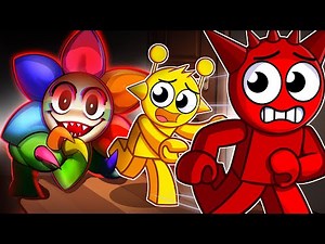 Sprunkis SURVIVE DANDY'S WORLD in Roblox!