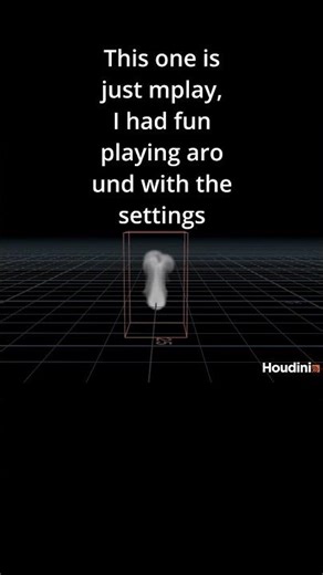 Experimenting with smoke #houdini #blender #3dgraphics #3dvfx