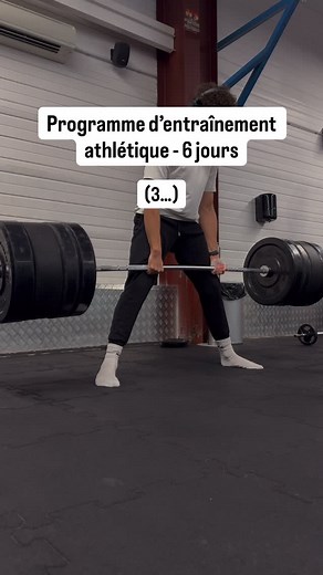 5 comments | Programme d’entraînement athlétique sur 6 jours 﫡...