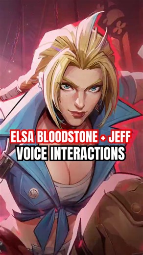 Elsa Bloodstone And Jeff’s Voice Interactions Are So CUTE! In Marvel Rivals