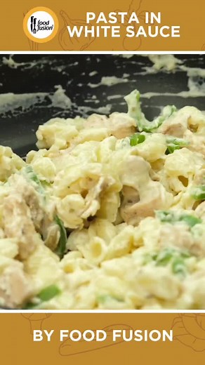 Creamy White Sauce Pasta Recipe by Food Fusion