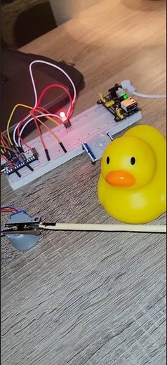 Smart Parking System with Stepper, Motion Sensor & LED – DIY Arduino Hack#automobile #smartdevices