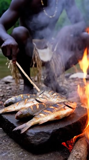 Stone Grilled River Fish