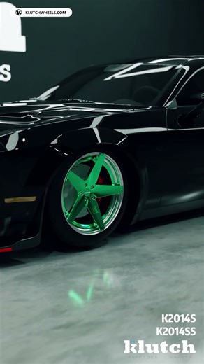 Klutchwheels FSLC3 / K2014 / K3014｜Retro 5-Spoke + Deep Concave Deep Lip Dual-Tone Dodge Challenger