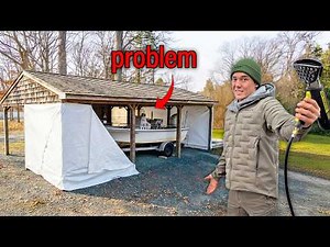 Building a garage to FIX my boat