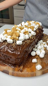 25K views · 99 reactions | Grandma's favorite no bake cake recipe I make a smores stuffed pound cake with nutella. | Sam and Allie | Facebook