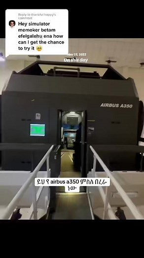 12K views · 239 reactions | Have you ever been inside a flight simulator? How was your first experience? #Simulator #flightsimulator #captaintewodrossolomon | Tewodros Solomon | Facebook