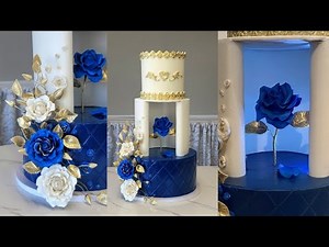 Beauty and The Beast Inspired Wedding Cake! | Surprise Lighted Center Tier |Cake Decorating Tutorial