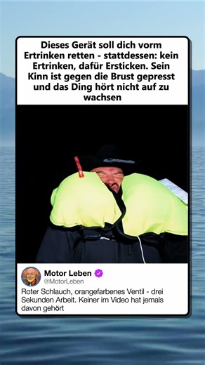 RETTUNGSWESTE TÖTET ANDERS ALS GEDACHT